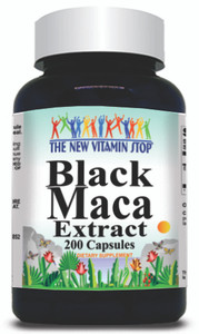 BUY 1 GET 2 FREE Black Maca Extract Equivalent 1600mg 200 Capsules