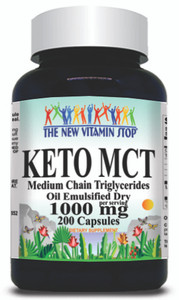 BUY 1 GET 2 FREE KETO MCT 1000mg 200 Capsules