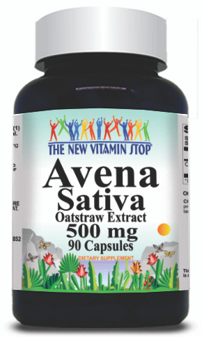 BUY 1 GET 2 FREE Avena Sativa 500mg 90 or 180 Capsules