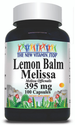 BUY 1 GET 2 FREE Lemon Balm (Melissa) 395mg 100 Capsules
