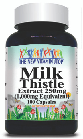 BUY 1 GET 2 FREE Milk Thistle (Silymarin) Extract  Equivalent 1000mg 100 or 200 Capsules