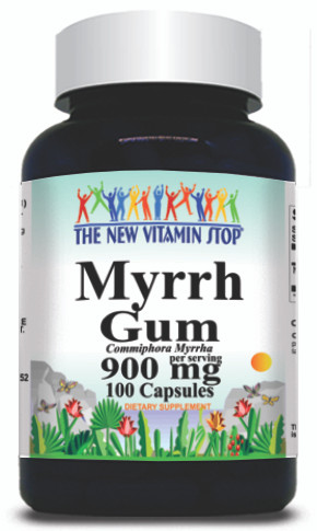 BUY 1 GET 2 FREE Myrrh Gum 900mg 100 Capsules