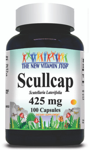 BUY 1 GET 2 FREE Scullcap 425mg 100 Capsules