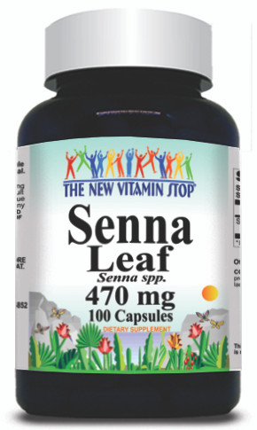 BUY 1 GET 2 FREE Senna Leaf 470mg 100 Capsules