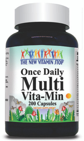 BUY 1 GET 2 FREE Once Daily Multi-Vita-Min 200 Capsules