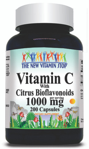 BUY 1 GET 2 FREE Vitamin C 1000mg with Bioflavonoids 200 Capsules