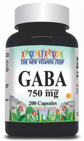 BUY 1 GET 2 FREE GABA 750mg 200 Capsules
