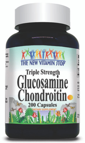 BUY 1 GET 2 FREE Triple Strength Glucosamine and Chondroitin 200 Capsules
