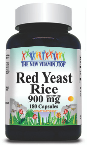 BUY 1 GET 2 FREE Red Yeast Rice 900mg 180 Capsules
