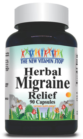 BUY 1 GET 2 FREE Herbal Migraine Relief 90 Capsules