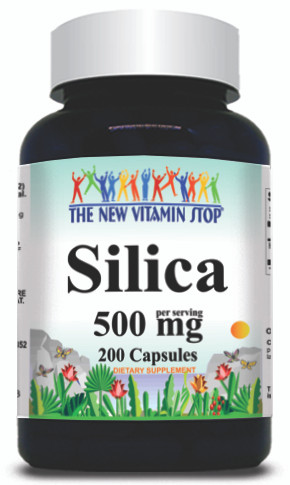 BUY 1 GET 2 FREE Silica 500mg 200 Capsules