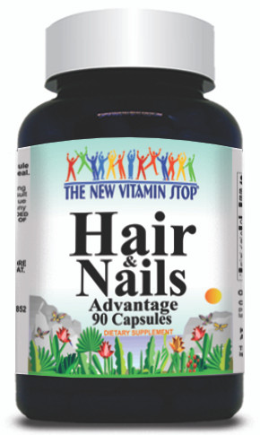 BUY 1 GET 2 FREE Hair & Nails Advantage 90 Capsules