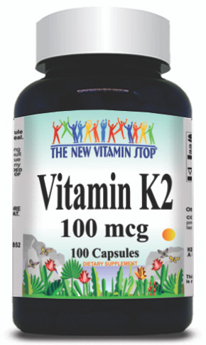 BUY 1 GET 2 FREE Vitamin K2 100mcg 100 or 200caps