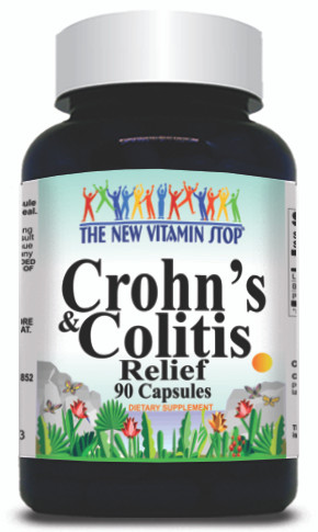 BUY 1 GET 2 FREE Crohns and Colitis Relief 90 Capsules