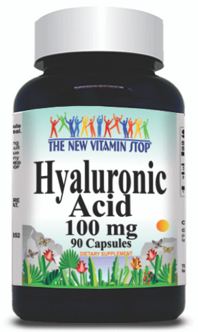 Hyaluronic Acid 100mg 90 or 180 Capsules
