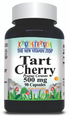 BUY 1 GET 2 FREE Tart Cherry 500mg 90 or 180 Capsules