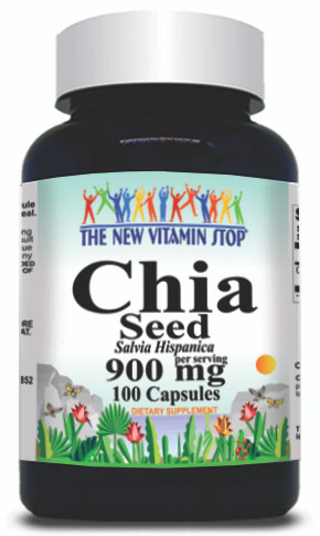 BUY 1 GET 2 FREE Chia Seed 900mg 100 Capsules