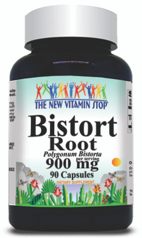 BUY 1 GET 2 FREE Bistort Root 900mg 90 Capsules