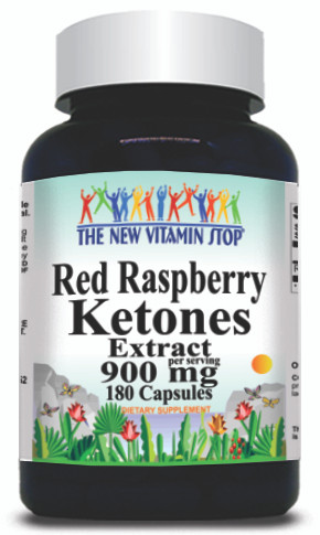 BUY 1 GET 2 FREE Red Raspberry Ketones Extract 900mg 180 Capsules