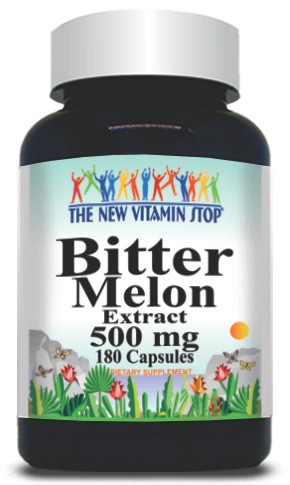 BUY 1 GET 2 FREE Bitter Melon Extract 500mg 180 Capsules
