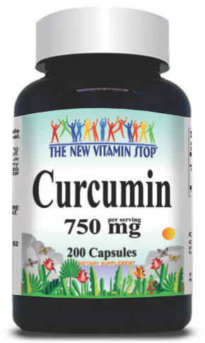 BUY 1 GET 2 FREE Curcumin 750mg 200 Capsules