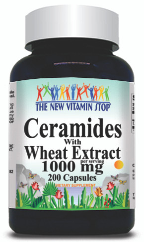 BUY 1 GET 2 FREE Ceramides with Wheat Extract 1000mg 200 Capsules