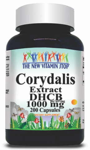 BUY 1 GET 2 FREE Corydalis Extract DHCB 1000mg 200 Capsules