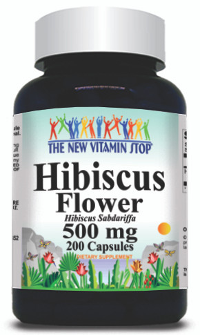 BUY 1 GET 2 FREE Hibiscus Flower 500mg 200 Capsules
