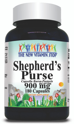 BUY 1 GET 2 FREE Shepherd's Purse 900mg 180 Capsules