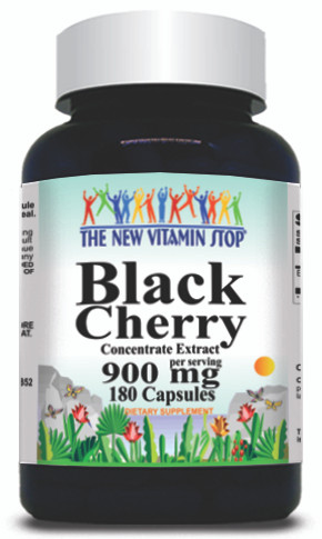 BUY 1 GET 2 FREE Black Cherry Concentrate Extract 900mg 180 Capsules