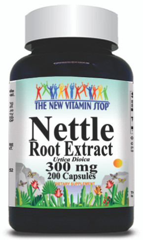 BUY 1 GET 2 FREE Nettle Root Extract 300mg 200 Capsules