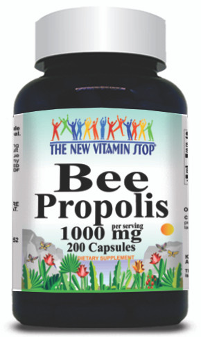 BUY 1 GET 2 FREE Bee Propolis 1000mg 200 Capsules