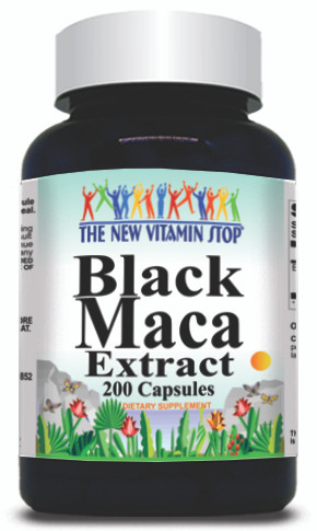 BUY 1 GET 2 FREE Black Maca Extract Equivalent 1600mg 200 Capsules