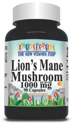 BUY 1 GET 2 FREE Price Lion's Mane Mushroom 1000mg 90 or 180 Capsules