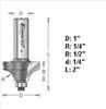 Amana 49604 1/4" Radius Edge Beading Router Bit 1/4" Shank