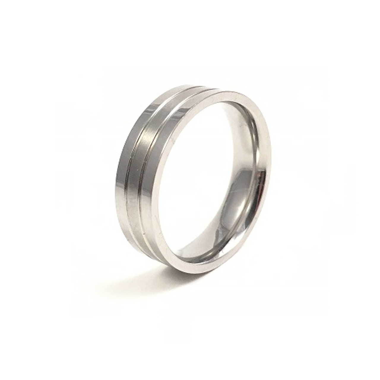 Threaded 2-Piece Ring Core - Stainless Steel