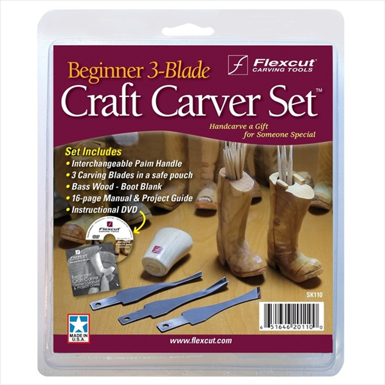 Flexcut Woodcarving Beginners Palm Set