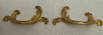 French Louis XV Handle cast Pair 