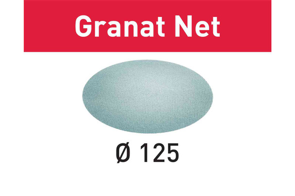 Festool 5" D125 P180 Granat Net Abrasive 50pk