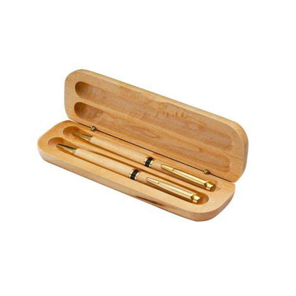 Rockler Double Maple Finish Pen Box 56104