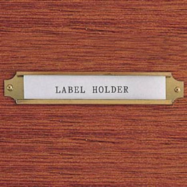 Label Holder 1/2" 2 1/2" 2 pk