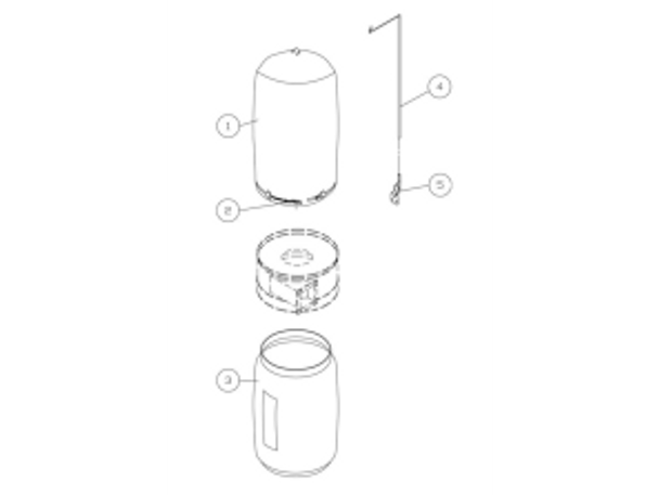 Powermatic 1791077B Dust Bag Assembly System