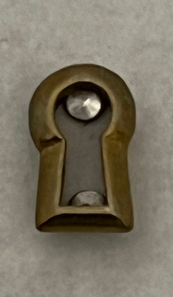 Keyhole Solid brass from France Bag of 10