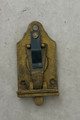 Button Box Lock Spain VI576 Small Package 20 Cast Brass