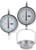 8230DD-T-H,13-inch Dial Hanging Scale