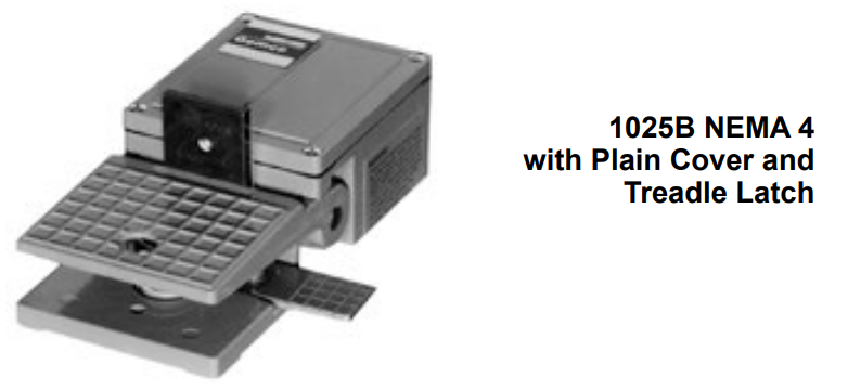 1025B1SPPL FOOT SWITCH - 1025B - 1SP - WITH LATCH -