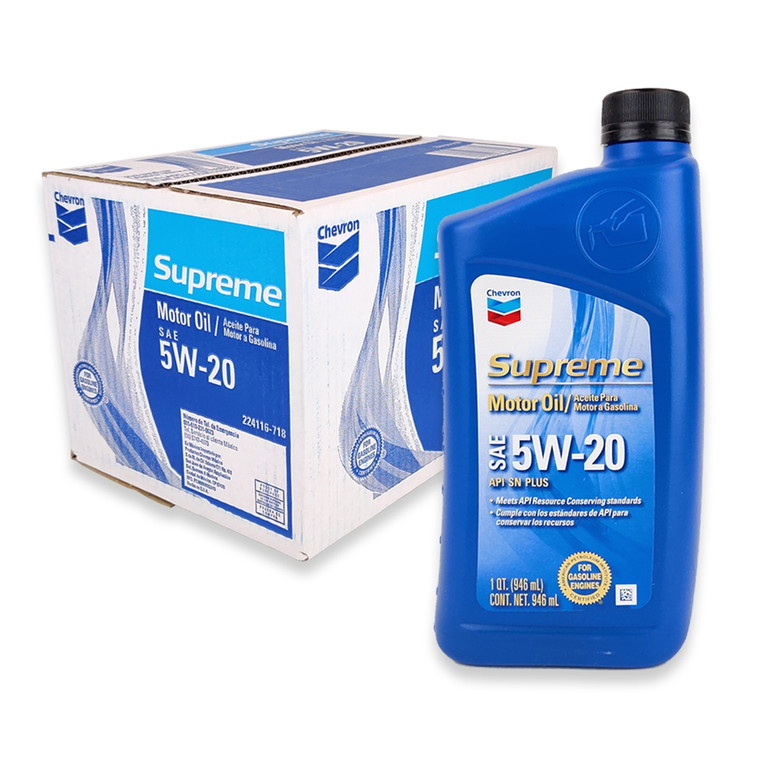 CHEVRON SUPREME 5W20 SYNTHETIC BLEND 1OZ