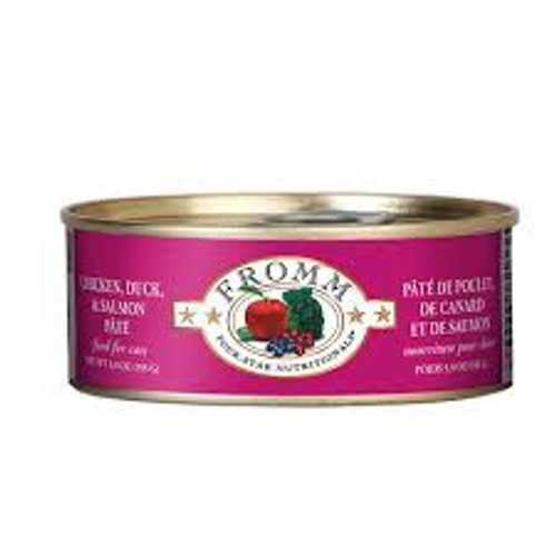 Fromm - Four Star Chicken, Duck & Salmon Pate' Cat Food 5.5 oz.