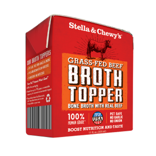 Stella & Chewy's Broth Topper - Grass Fed Beef 11oz