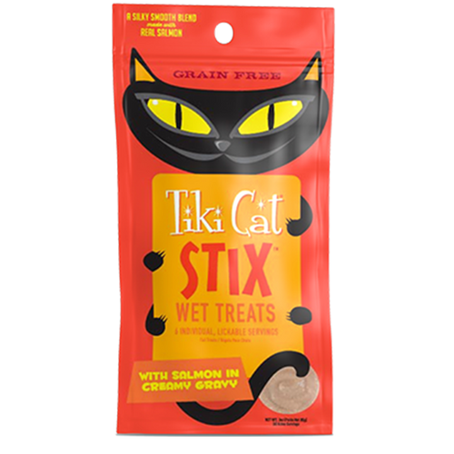 Tiki Cat - Mousse STIX Salmon 3 OZ. Pouch of 6